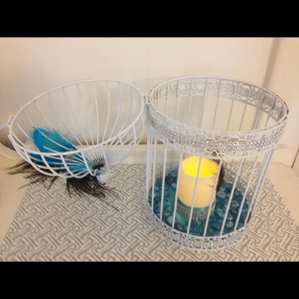 Bird Cage Wedding Centerpiece Hanging Lantern